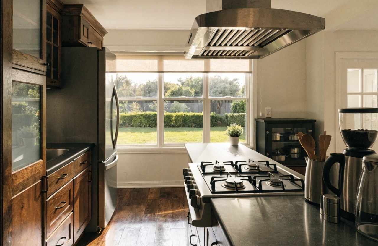 Professional rangehood cleaning service Newcastle NSW residential kitchen